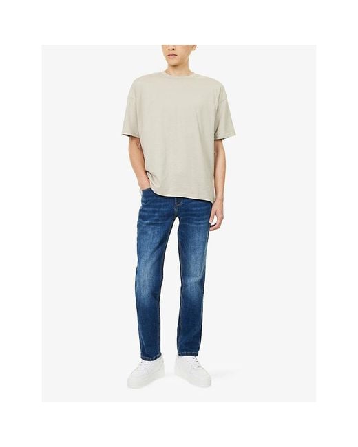 Arne White Essential Relaxed-Fit Cotton-Jersey T-Shirt for men
