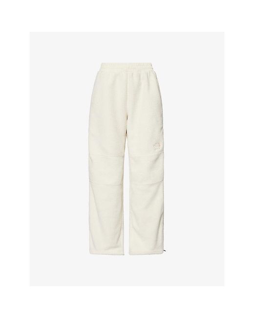 The North Face White X Skims Denali Wide-Leg Fleece Jogging Bottoms