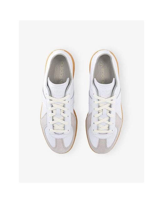 Adidas White Bw Army Leather Trainers for men
