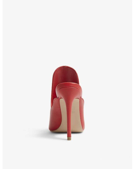 ALDO Tenno Mules in Red Lyst