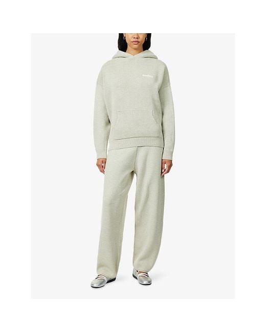 Sisters & Seekers Natural Seekers Wide-Leg Knitted Trousers