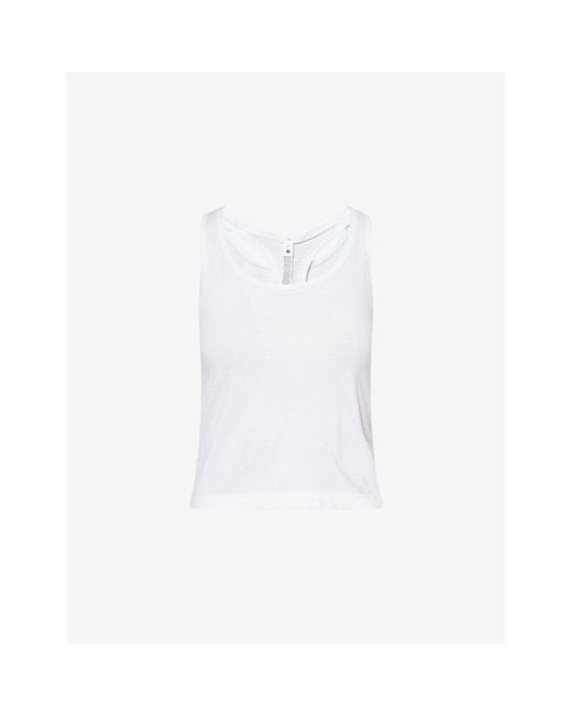 lululemon athletica White Swiftly 2.0 Tech Racerback Jersey Tank Top