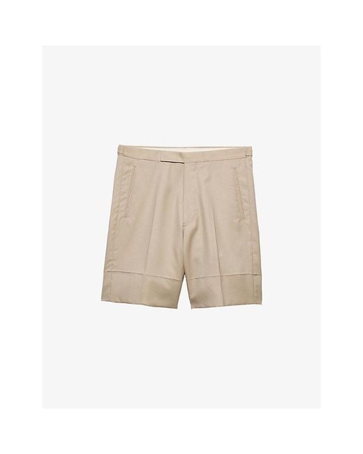 Prada Natural Cotton Bermuda Shorts for men
