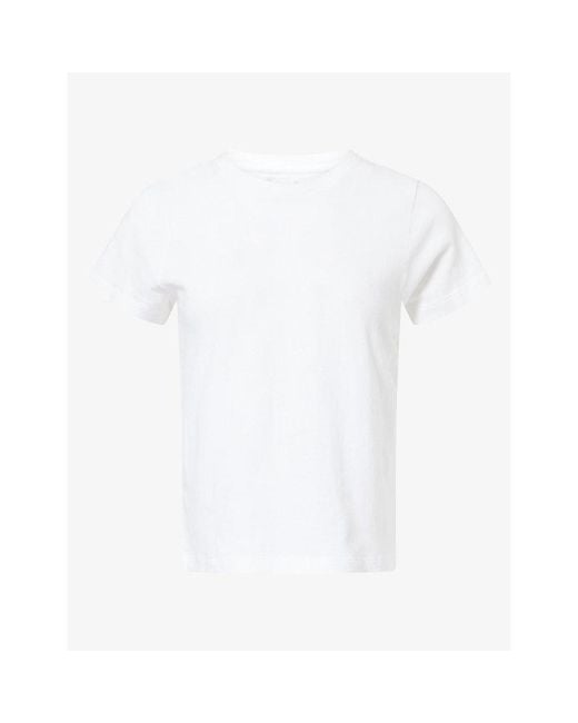 Khaite White Emmylou Slim-Fit Cotton T-Shirt
