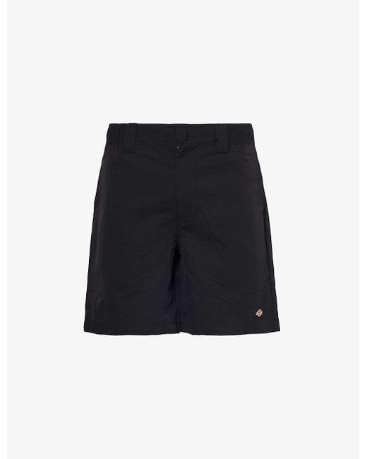 Dickies Black Fincastle Logo-patch Shell Shorts X for men