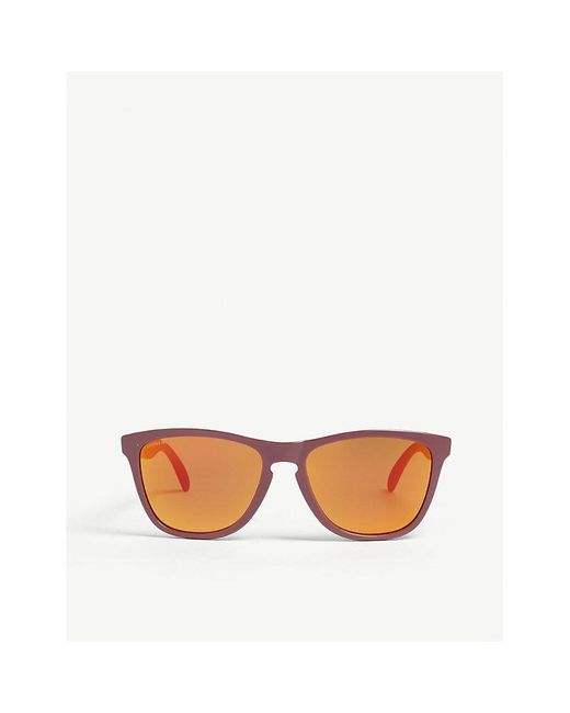 Oakley Pink Frogskins Mix Square-frame Sunglasses