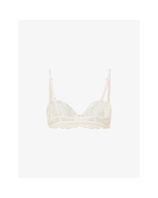Simone Perele Multicolor Reve Lace Half-Cup Bra