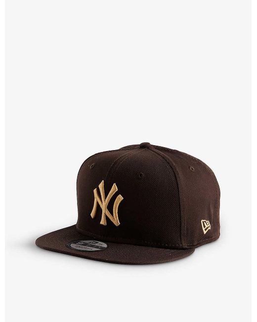 KTZ Brown 9fifty New York Yankees Cotton-twill Cap for men