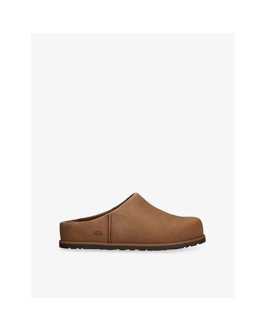 Ugg Brown Otzo Suede Clogs for men
