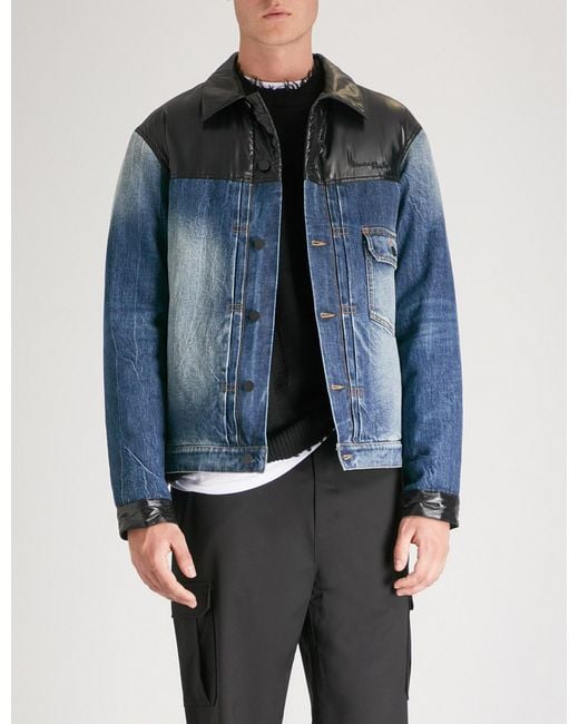 Moncler 7 Fragment Hiroshi Fujiwara Shady Denim Jacket in Blue for Men |  Lyst Canada