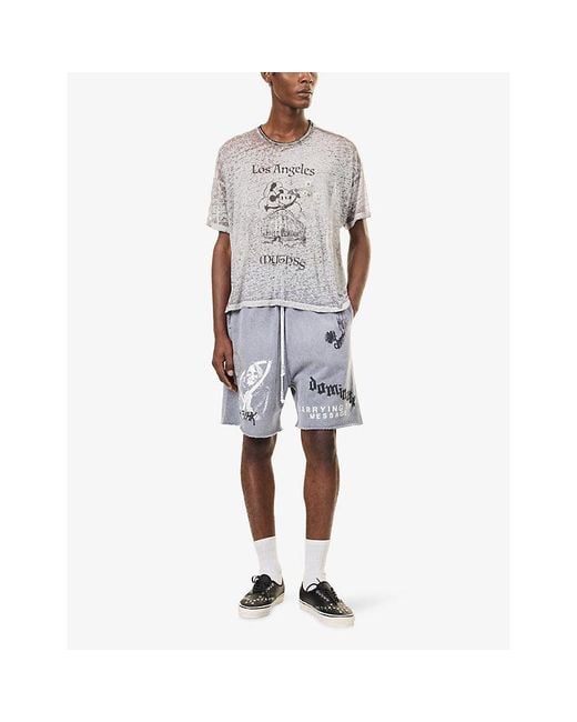 Paly Hollywood White Mythss Vintage Tri-Blend T-Shirt for men