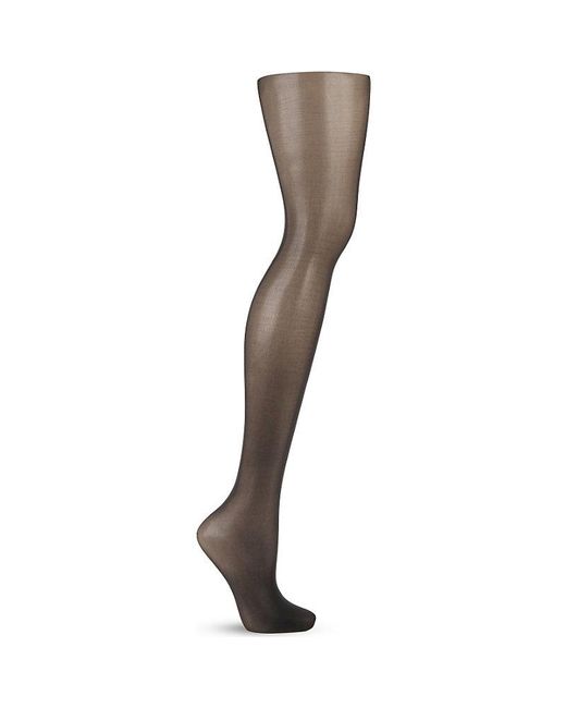 Wolford White Individual 10 Back-seam Tights