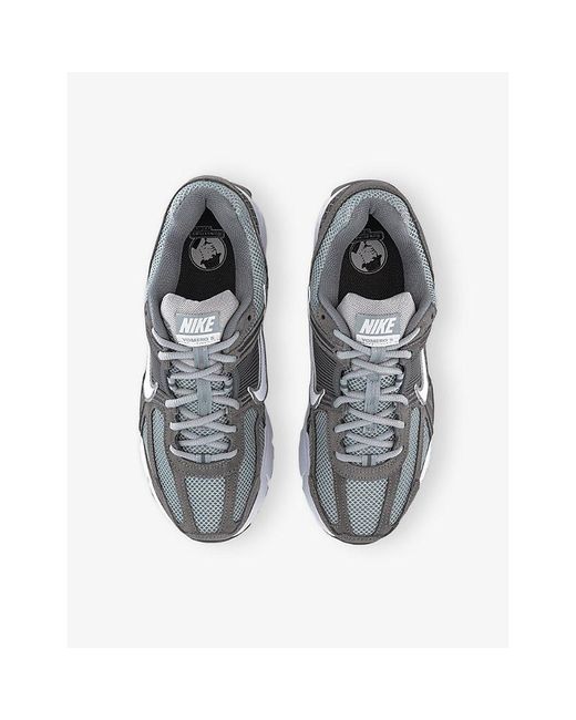 Nike Gray Zoom Vomero 5 Leather And Mesh Low-Top Trainers for men