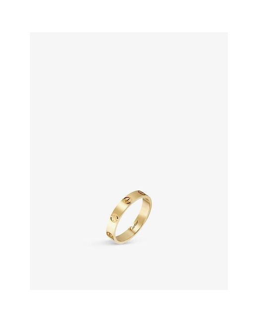 Cartier Love Small 18ct Yellow gold Wedding Band in Metallic Lyst