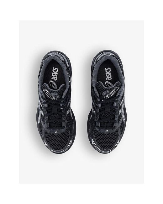 Asics Blue Gel 1130 Panelled Mesh And Suede Trainers