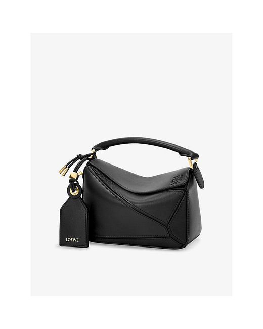Loewe Black Mini Puzzle Leather Bag