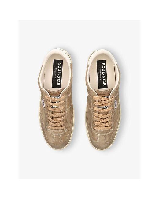 Golden Goose Deluxe Brand Natural Soul Star 15522 Suede Trainers for men