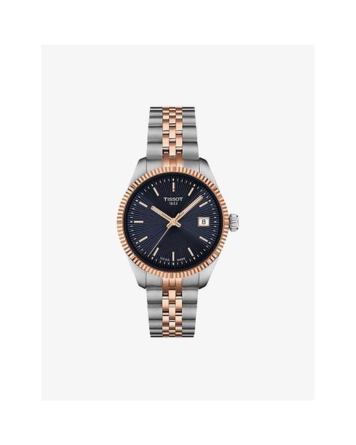 Tissot Blue T156.210.22.041.00 Ballade Stainless-Steel And Pvd-Coated Stainless-Steel Quartz Watch for men