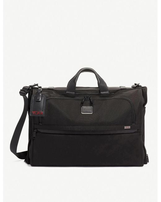 Tumi Linen Black Alpha 3 Trifold Garment Carryon Bag for Men Lyst