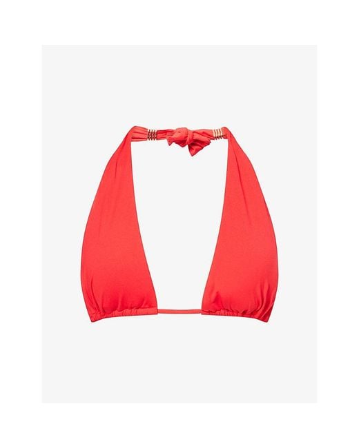 Melissa Odabash Red Grenada Bikini Top