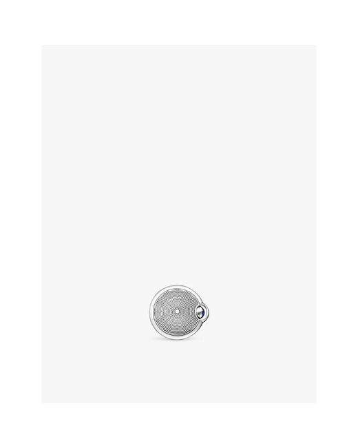 Cartier White Ballon Bleu De Palladium-Plated Sterling- And Spinel Cufflinks for men