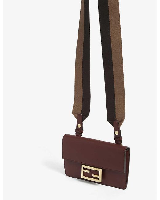 fendi flat baguette