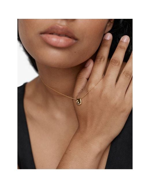 Monica Vinader Metallic Amaia 18Ct- Vermeil Chain Necklace