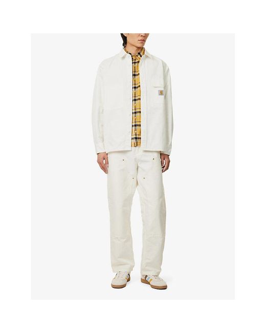 Carhartt White Reno Branded-patch Cotton Shirt for men