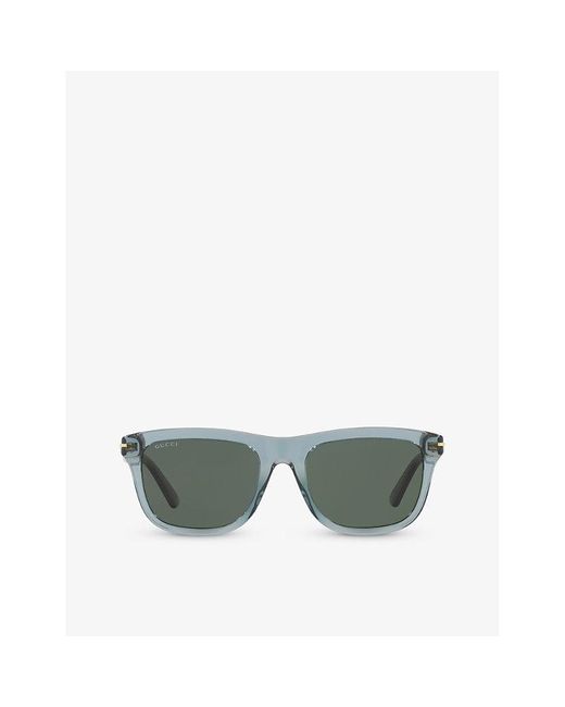 Gucci Green GG1444S 004 Square Sunglasses