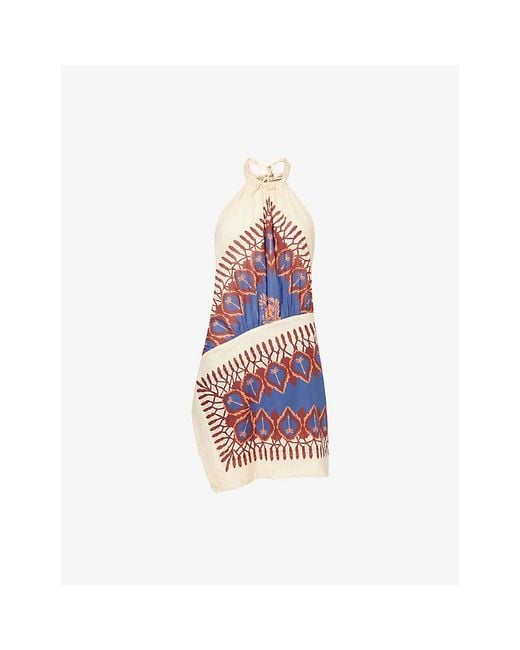 Johanna Ortiz White Salt Dreamer Cotton Mini Dress