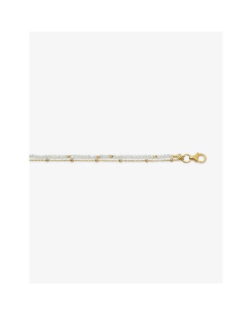 Astley Clarke White Fine Biography 18Ct And Mother-Of-Pearl Bracelet