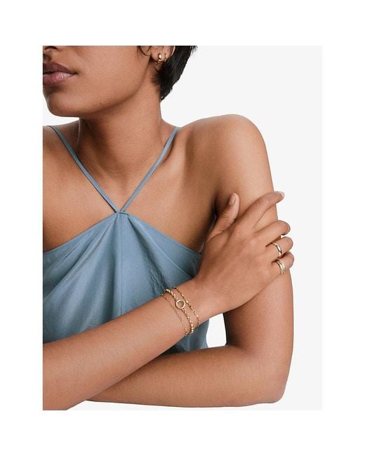 MEJURI Metallic Anchor 14Ct- Chain Bracelet