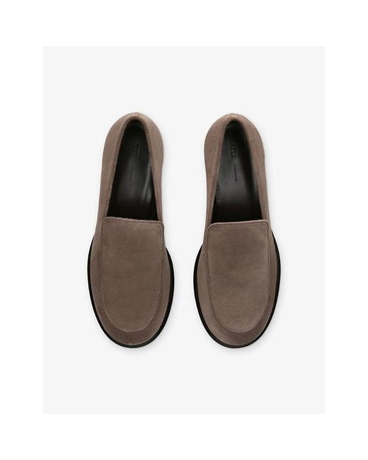 Khaite Brown Miles Suede Loafers