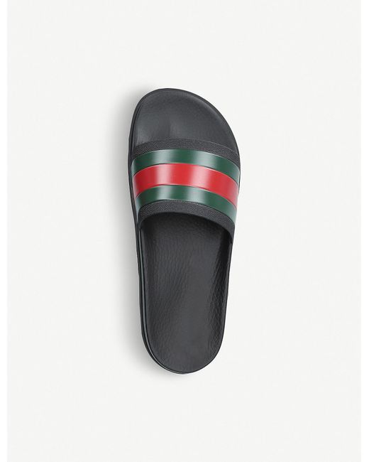 slides for men black