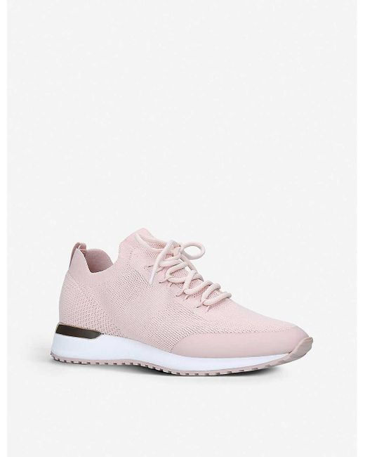 ALDO Rascasse Contrast-sole Knitted Trainers in Pink | Lyst