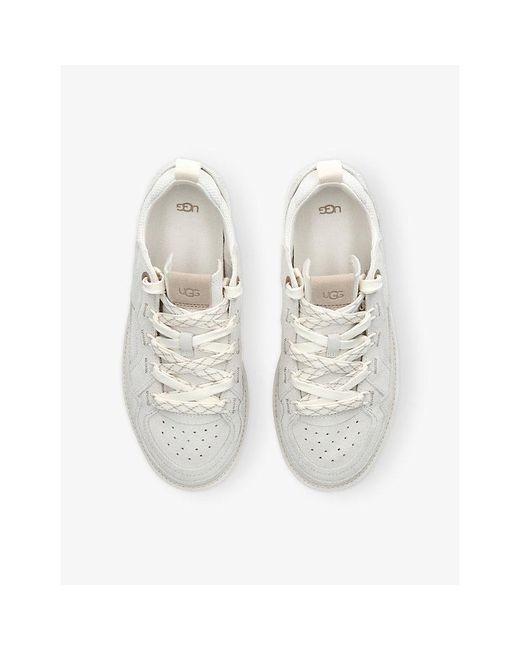 Ugg White Minimel Suede Trainers for men