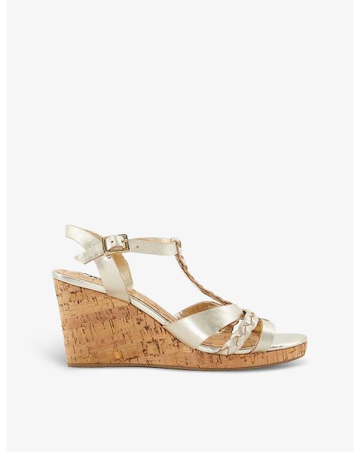 White t bar wedges 2025