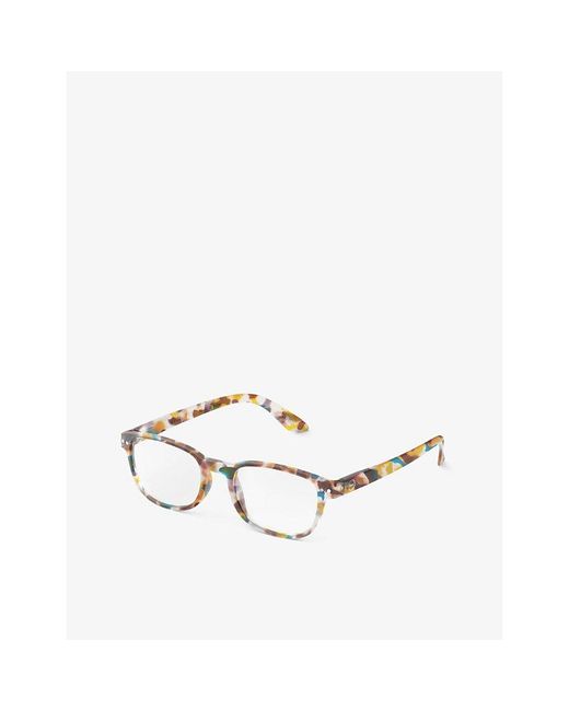 Izipizi Metallic #B Square-Framed Reading Glasses for men