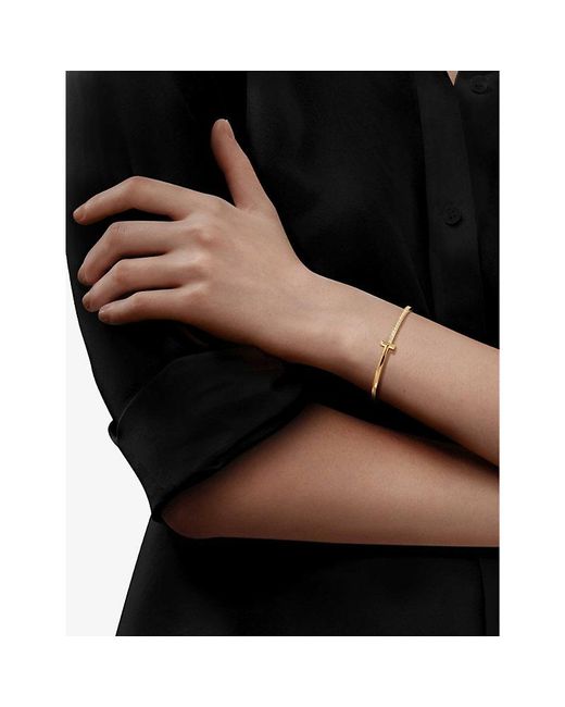 Tiffany & Co Multicolor T1 Narrow 18Ct And 1Ct Diamond Bracelet