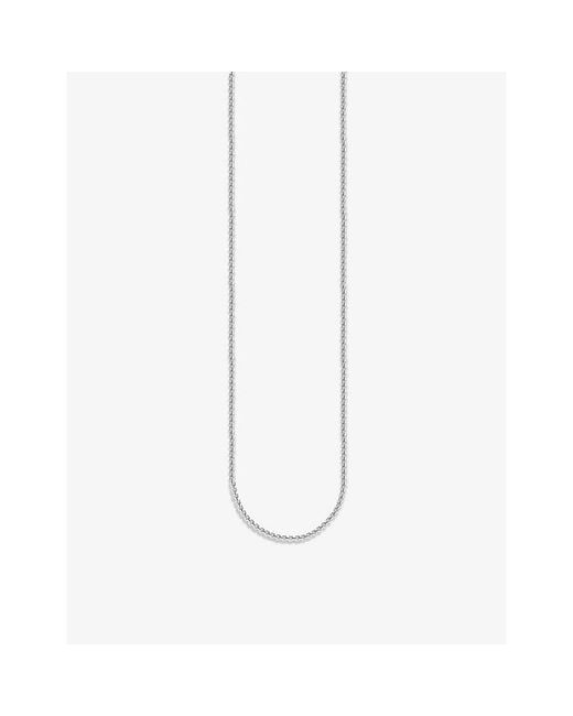 Thomas Sabo White Venezia Sterling Chain Necklace