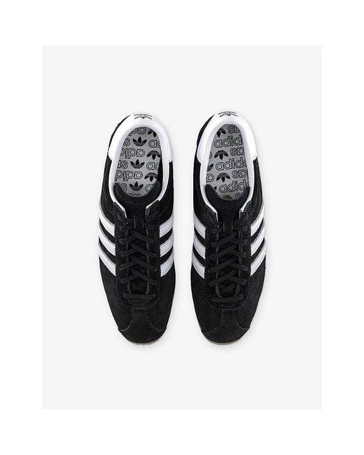 Adidas Black Paris Suede Trainers for men