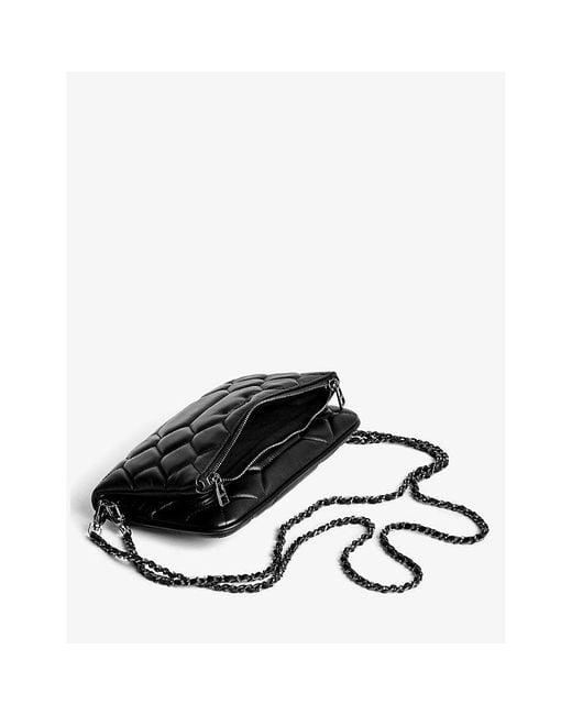Zadig & Voltaire Black Rock Leather Cross-Body Bag