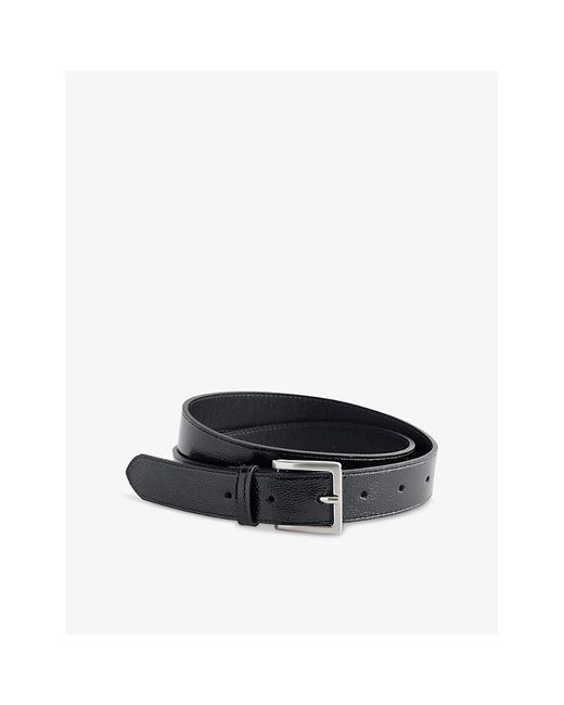 FRAME Black Utility Leather Belt