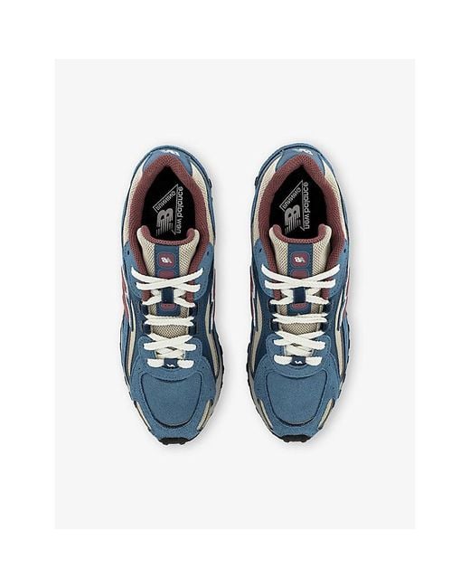 New Balance Blue 204L Suede And Mesh Trainers