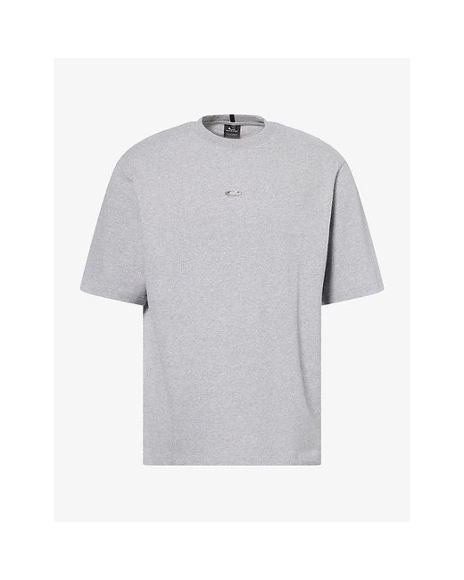 Oakley Gray Reserve Strato Raised-Logo Cotton T-Shirt for men