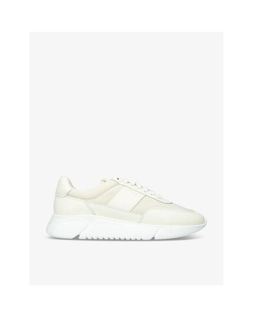 Axel Arigato White Genesis Vintage Runner Leather And Recycled-polyester Trainers for men