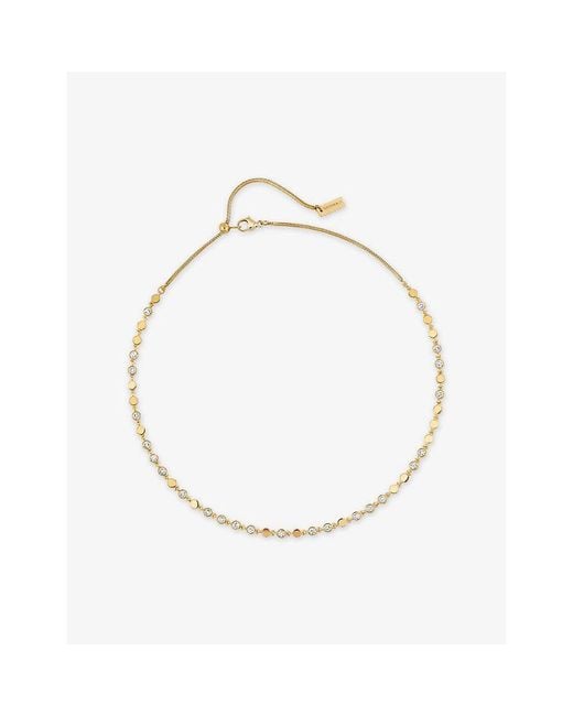 Messika Metallic D-Vibes Small 18Ct And 1Ct Diamond Necklace