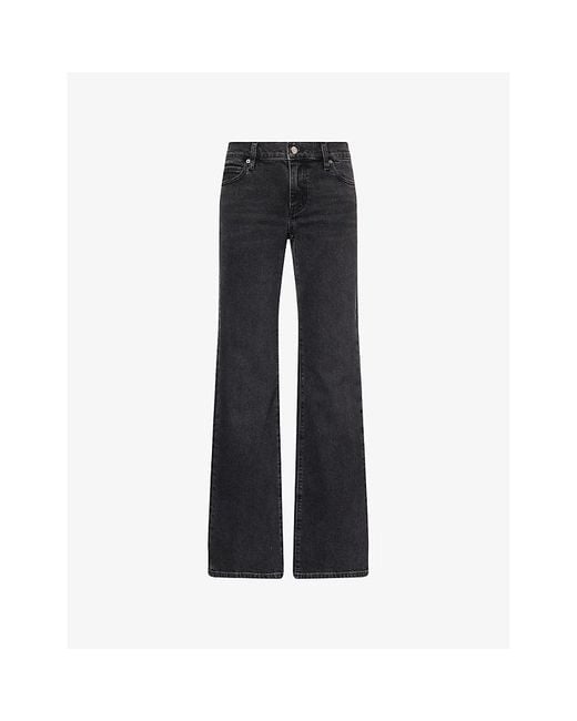 FRAME Black The Rodeo Boot-Cut Denim Jeans