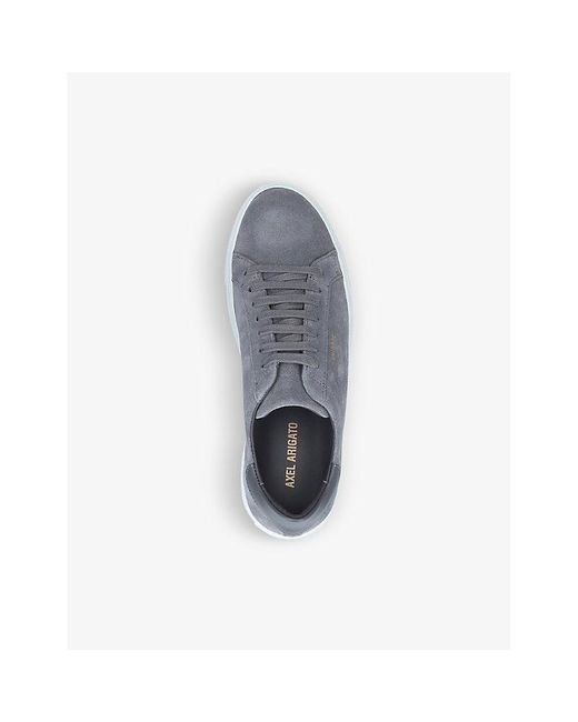 Axel Arigato Gray Clean 90 Suede Low-Top Trainers for men