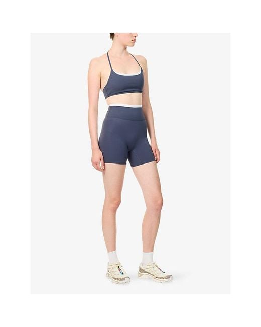 ADANOLA Blue Ultimate Double-Layered Medium Support Sports Bra